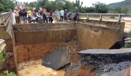 Mưa lũ khiến cầu ở Phú Thọ gãy nhịp, Yên Bái có hơn 10 người chết