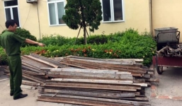 Nhóm 'đạo chích' rủ nhau trộm 4 tấn sắt dự án đường cao tốc Hạ Long - Vân Đồn