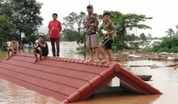 Vụ vỡ đập thủy điện Lào: Campuchia cảnh báo người dân trong tình trạng sẵn sàng