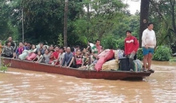 Vỡ đập thủy điện ở Lào: Thái Lan viện trợ 147.000 USD cho các nạn nhân