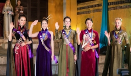 Dàn thí sinh Hoa hậu đại sứ du lịch Thế giới 2018 duyên dáng trong tà áo dài Việt