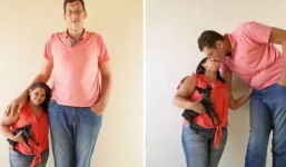 Chuyện tình cổ tích của thanh niên cao gấp đôi bạn gái: Khi chàng 2 mét còn nàng vừa tròn mét mốt không hơn