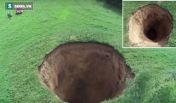 Hố sâu tử thần rộng hơn 30m đột ngột mở rộng khiến dân làng Nga khiếp sợ