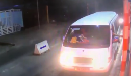 Hình ảnh cuối cùng của xe rước dâu vài phút trước khi gặp nạn