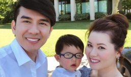 Lúc mới cưới, nhiều người gièm pha nhan sắc, 5 năm sau, vợ Đan Trường xinh đẹp rạng ngời