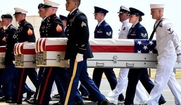 Mỹ tổ chức lễ long trọng hồi hương hài cốt binh sĩ được Triều Tiên trao trả