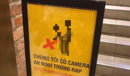 Thực hư tấm biển thông báo ''Chúng tôi có camera an ninh trong rạp'' được cho là của CGV đang lan tràn trên MXH