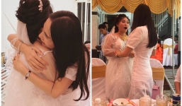 Thuỷ Tiên bí mật về tận Long An dự đám cưới fan ruột, vừa xuất hiện cả hội trường vỡ oà