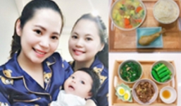 Ghen tị với cô em gái ở cữ được chị song sinh nấu đủ món ngon lại đẹp như tranh mang sang mỗi ngày