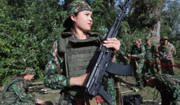 24h qua ảnh: Nữ quân nhân Việt Nam tham dự cuộc thi quân sự quốc tế