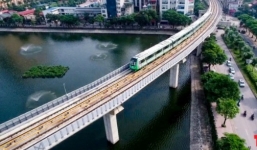 Chùm ảnh: Hành trình 15 phút đoàn tàu đường sắt trên cao lao vun vút từ ga Cát Linh tới Yên Nghĩa