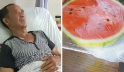 Người đàn ông bị cắt 70 cm ruột sau khi ăn dưa hấu bảo quản trong tủ lạnh