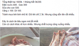 Khoe bảng chi tiêu hết chưa đến 5 triệu/tháng cho 5 người ở thành phố, nhiều chị em thắc mắc: 'Cả tháng gia đình không ăn hoa quả, rau xanh à?'