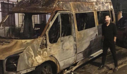 Hiện trường vụ dùng xe hút bể phốt chữa cháy bất ngờ thành nơi check-in của vài bạn trẻ