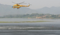 Sẵn sàng huy động trực thăng trước diễn biến phức tạp của bão số 4