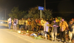 Người phụ nữ bị cán qua người tử vong, người dân đuổi chặn xe tải gây nạn