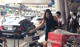 Á hậu Tú Anh lần đầu xuất hiện cùng chồng sau đám cưới xa hoa