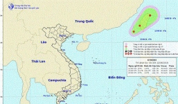 Xuất hiện áp thấp nhiệt đới trên biển Đông