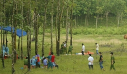 Vớt xác người trôi sông vứt vào vườn cao su của hàng xóm để trả thù