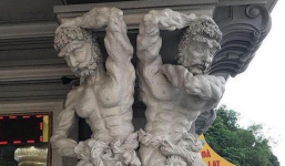 Công viên ở Hải Phòng trưng bày loạt tượng hài hước: 'Những bức tượng đã có hơn 10 năm nay, không hiểu sao mọi người lại xôn xao'