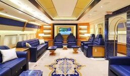 Cận cảnh siêu phi cơ dát vàng, 10 phòng tắm của Hoàng gia Qatar đang được rao bán 650 triệu USD