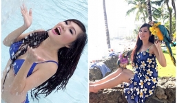 Giọng ca hay nhất Bắc California khoe dáng nóng bỏng trên 3 bãi biển đẹp nhất thế giới