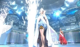 Vừa đăng quang, tân Hoa hậu Hong Kong liên tục lộ khoảnh khắc hớ hênh vì váy quá ngắn