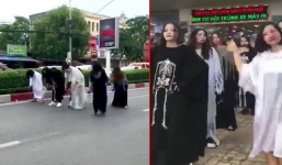 Xử phạt nhóm người hóa trang ma quỷ ở quốc lộ