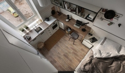 Căn hộ nhỏ vỏn vẹn gần 18m² này chứng minh cho bạn thấy ở nhà nhỏ vẫn tuyệt như nhà to