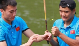 Olympic Việt Nam câu cá thư giãn hướng tới trận gặp UAE tranh Huy chương đồng ASIAD 18