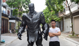 Chàng trai 21 tuổi bỏ ngang Đại học, mở công ty sản xuất siêu nhân 'khủng' kiếm trăm triệu đồng mỗi tháng