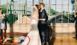 Chia sẻ bức ảnh cưới sau 3 năm, anh chàng không ngờ nhận được cả trăm ngàn lượt like vì một chi tiết quá kỳ quặc