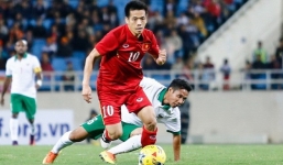 Tiền đạo Văn Quyết - người ghi bàn thắng tung lưới Olympic UAE 'già' thứ nhì đội tuyển, là anh rể tương lai của Duy Mạnh