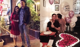 Chuyện tình thú vị của nữ diễn viên lùn nhất showbiz Việt và chàng Tây cao gần 2m