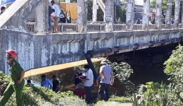 Nghệ An: Tá hỏa phát hiện thi thể nam thanh niên dưới chân cầu