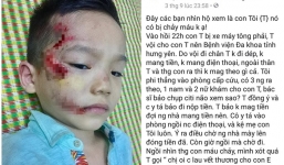 Mẹ trẻ tố y tá ngồi buôn điện thoại, bỏ mặc con trai bị thương vì không kịp mang tiền đóng viện phí
