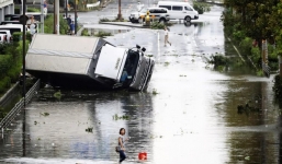 Nhật Bản hoang tàn, đổ nát sau liên tiếp siêu bão Jebi và động đất 6 độ Richter ở Hokkaido