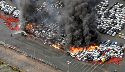 Hình ảnh Nhật Bản gồng mình hứng bão Jebi và địa chấn gần 7 độ richter