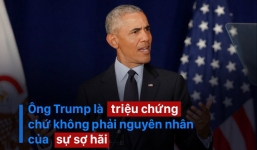 Ông Obama trở lại chính trường Mỹ với bài phát biểu đanh thép đầy ẩn ý