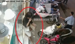 Clip: Cô gái mặc đồ văn phòng lịch sự trộm đồ trong tích tắc