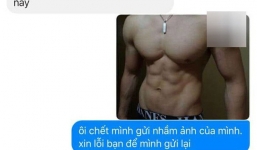 Nhân viên bán mỹ phẩm vừa chào hàng, cô nàng định từ chối rồi vội thay đổi ý định sau bức ảnh anh gửi nhầm