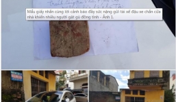 Mẩu giấy nhắn cùng lời cảnh báo 'đầy sức nặng' gửi tài xế đậu xe chắn cửa nhà khiến nhiều người gật gù đồng tình