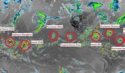 9 cơn bão xuất hiện cùng lúc, chuyên gia cảnh báo điểm 'bất thường'