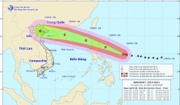 Dự báo thời  tiết 14/9: 2 kịch bản siêu bão Mangkhut