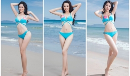 Dàn thí sinh Hoa hậu Việt Nam đọ độ nóng bỏng với bikini trước ngày chung kết