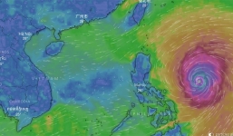 Siêu bão Mangkhut đổ bộ vào trưa 17/9, Hà Nội có gió giật mạnh