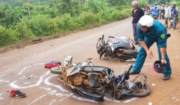 Va chạm xe máy, nữ giáo viên tử vong thương tâm