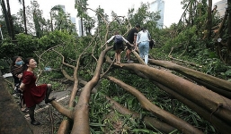 Hậu siêu bão Mangkhut, người dân Hong Kong chật vật tìm đường đi làm