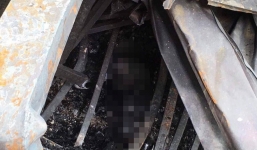 Hiện trường phát hiện nhiều phần nghi là thi thể người ở khu vực cháy nhà ông Hiệp 'khùng'