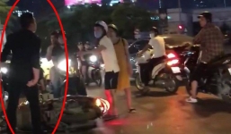 Thanh niên đi SH bị tố hất ngã bà bầu 8 tháng úp xuống đất sau va chạm giao thông